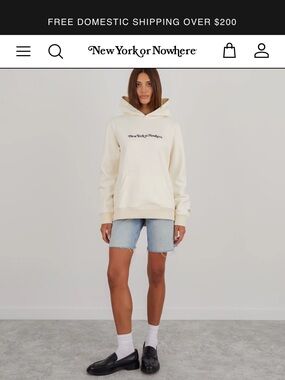 New York Or Nowhere Hooded Sweatshirt